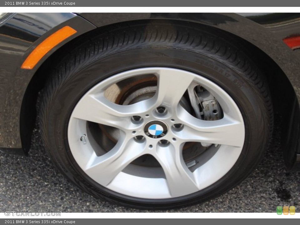 2011 BMW 3 Series 335i xDrive Coupe Wheel and Tire Photo #82138115