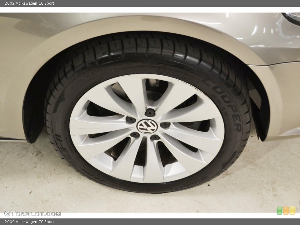 2009 Volkswagen CC Sport Wheel and Tire Photo #82139200