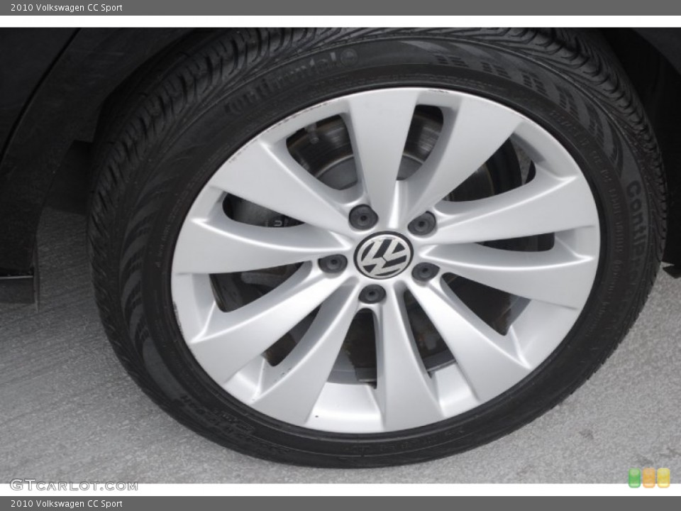 2010 Volkswagen CC Sport Wheel and Tire Photo #82144090