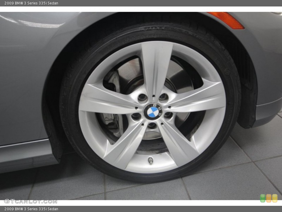 2009 BMW 3 Series 335i Sedan Wheel and Tire Photo #82144269