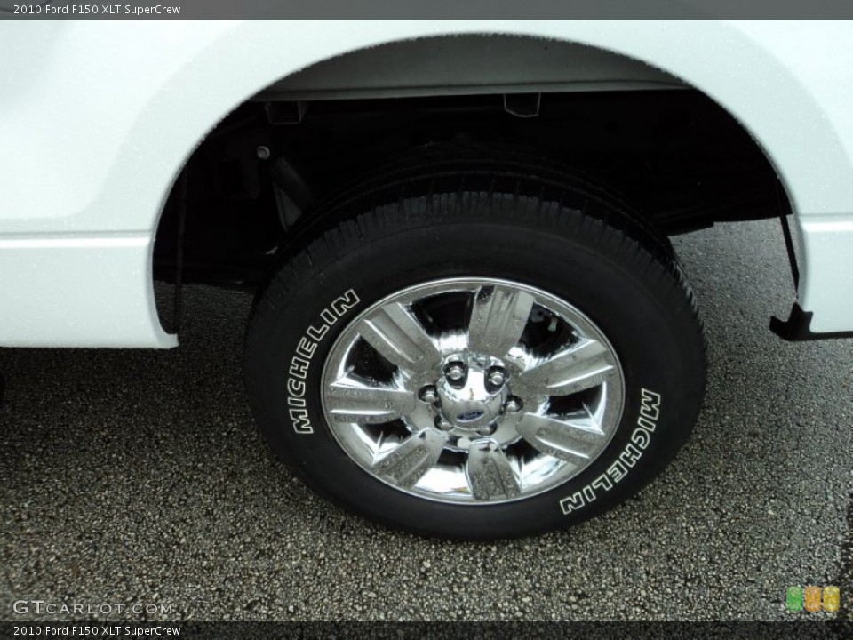 2010 Ford F150 XLT SuperCrew Wheel and Tire Photo #82144978