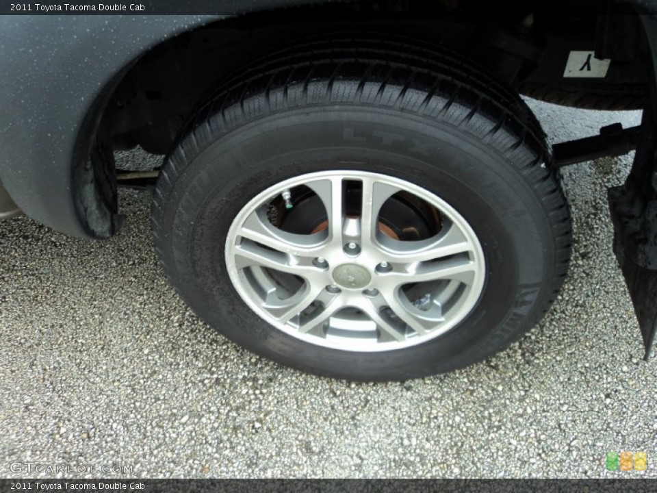 2011 Toyota Tacoma Double Cab Wheel and Tire Photo #82145775
