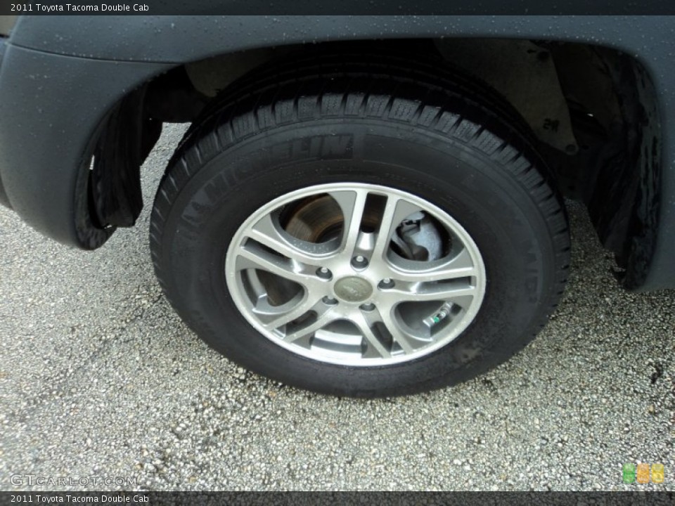 2011 Toyota Tacoma Double Cab Wheel and Tire Photo #82145807