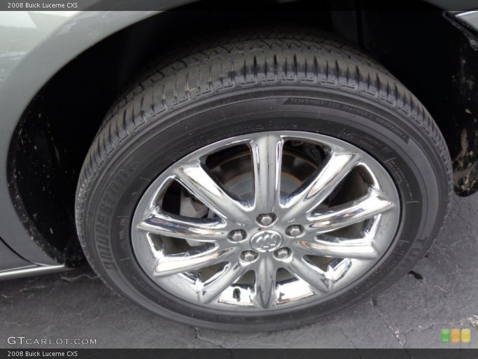 2008 Buick Lucerne CXS Wheel and Tire Photo #82147765