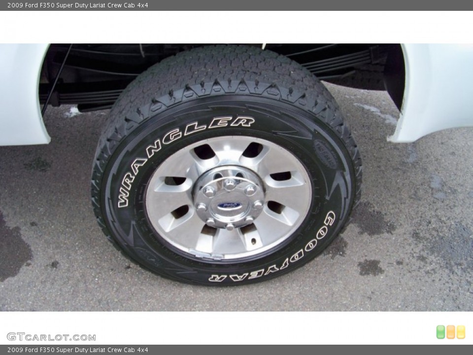 2009 Ford F350 Super Duty Lariat Crew Cab 4x4 Wheel and Tire Photo #82149580