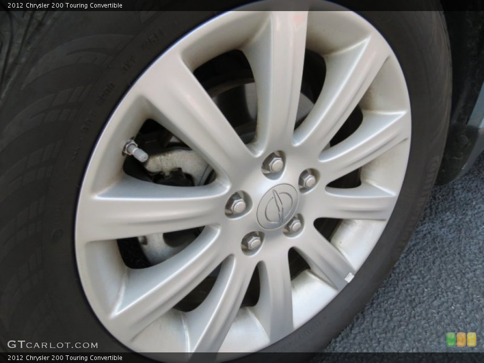 2012 Chrysler 200 Touring Convertible Wheel and Tire Photo #82153390