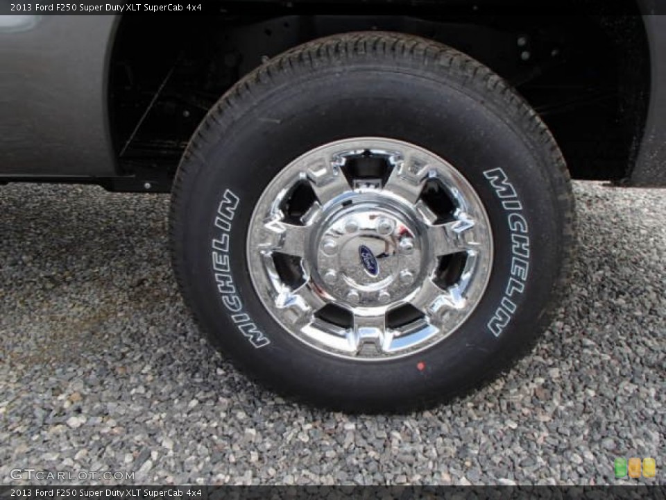 2013 Ford F250 Super Duty XLT SuperCab 4x4 Wheel and Tire Photo #82153730