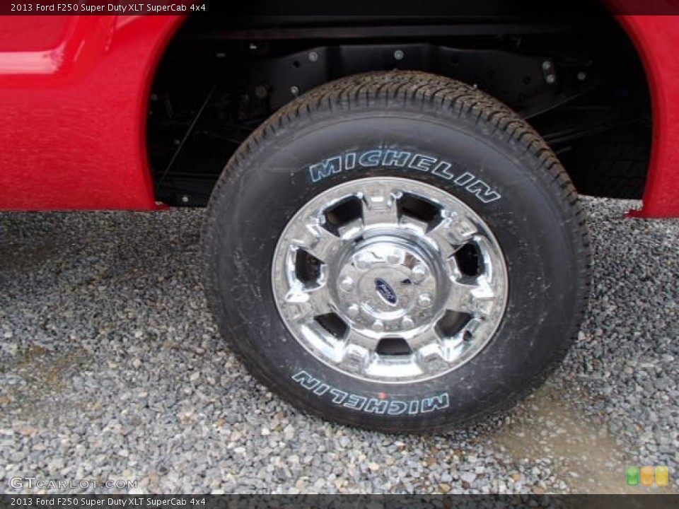 2013 Ford F250 Super Duty XLT SuperCab 4x4 Wheel and Tire Photo