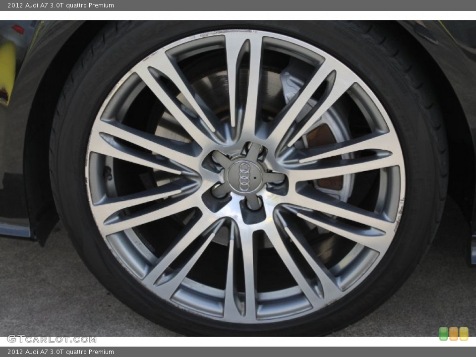 2012 Audi A7 3.0T quattro Premium Wheel and Tire Photo #82155333