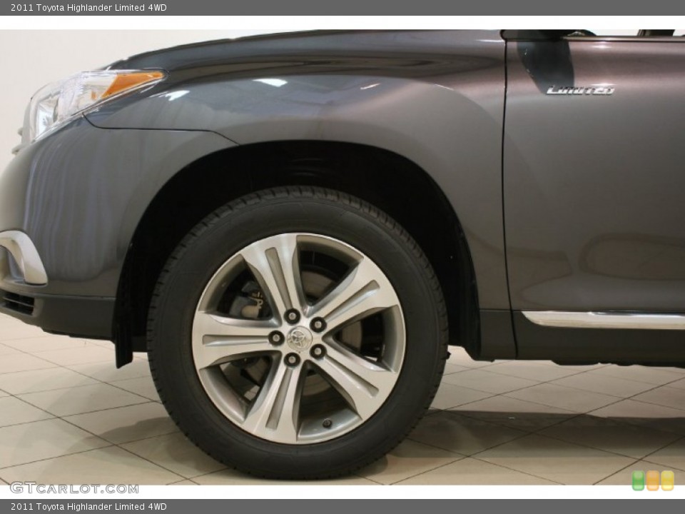 2011 Toyota Highlander Limited 4WD Wheel and Tire Photo #82157252
