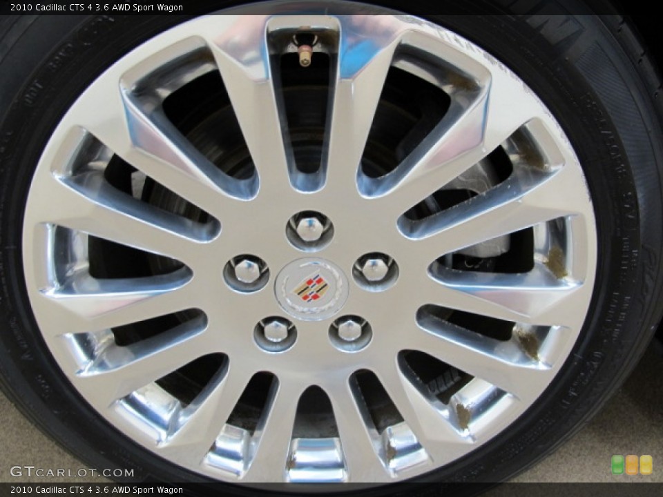 2010 Cadillac CTS 4 3.6 AWD Sport Wagon Wheel and Tire Photo #82184122