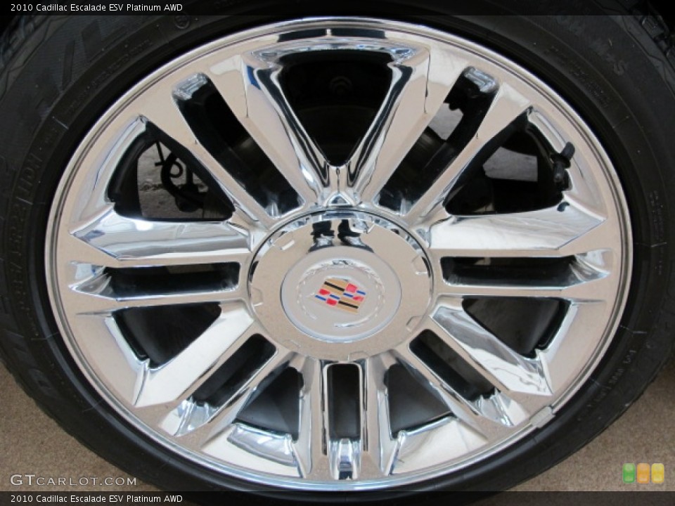 2010 Cadillac Escalade ESV Platinum AWD Wheel and Tire Photo #82185170