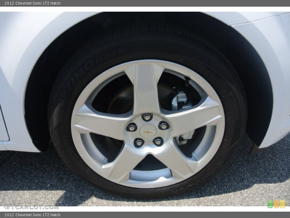 2012 Chevrolet Sonic LTZ Hatch Wheel and Tire Photo #82203135