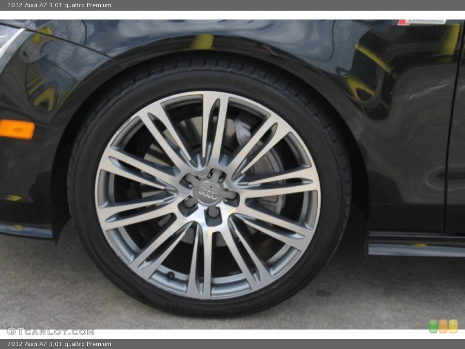 2012 Audi A7 3.0T quattro Premium Wheel and Tire Photo #82206291