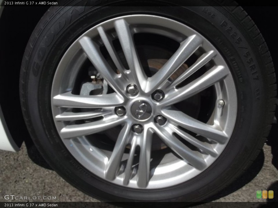 2013 Infiniti G 37 x AWD Sedan Wheel and Tire Photo #82207551
