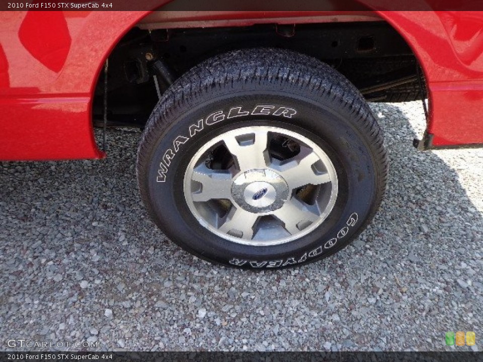 2010 Ford F150 STX SuperCab 4x4 Wheel and Tire Photo #82214079