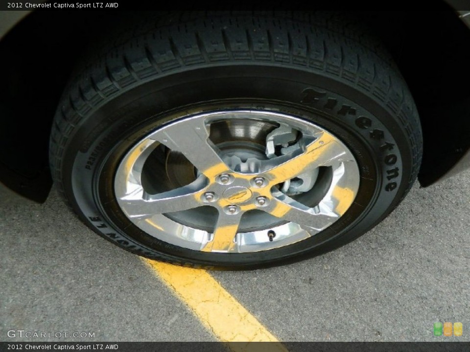 2012 Chevrolet Captiva Sport LTZ AWD Wheel and Tire Photo #82221639