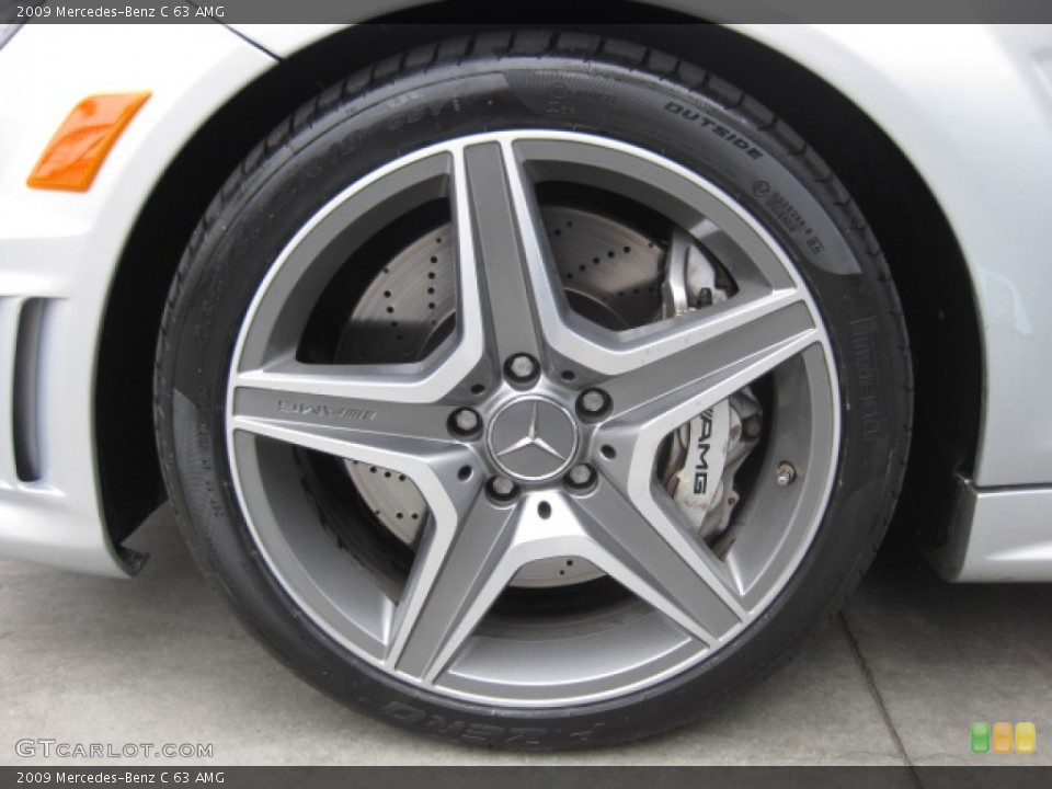 2009 Mercedes-Benz C 63 AMG Wheel and Tire Photo #82222088