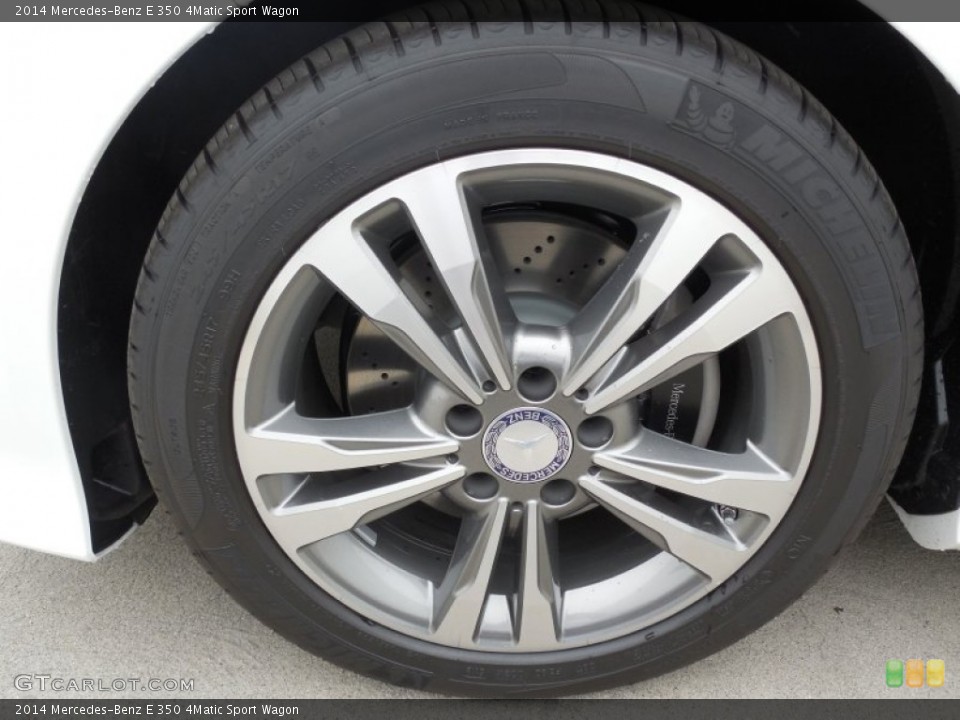 2014 Mercedes-Benz E 350 4Matic Sport Wagon Wheel and Tire Photo #82226497