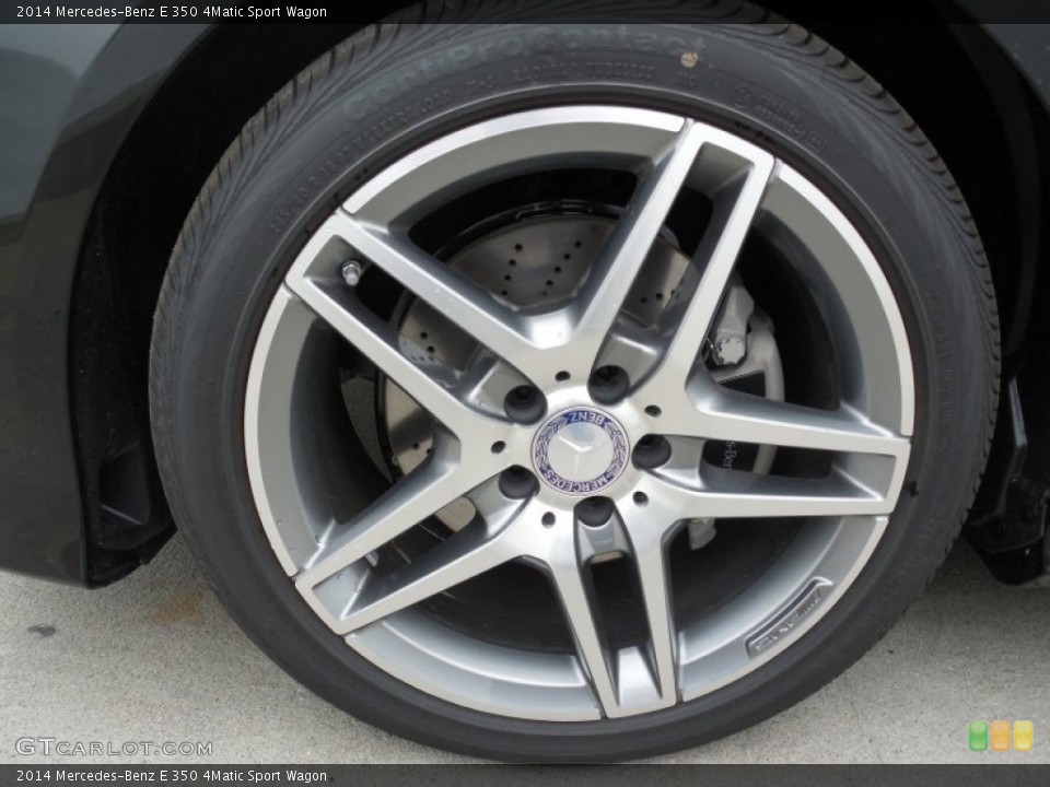 2014 Mercedes-Benz E 350 4Matic Sport Wagon Wheel and Tire Photo #82227042