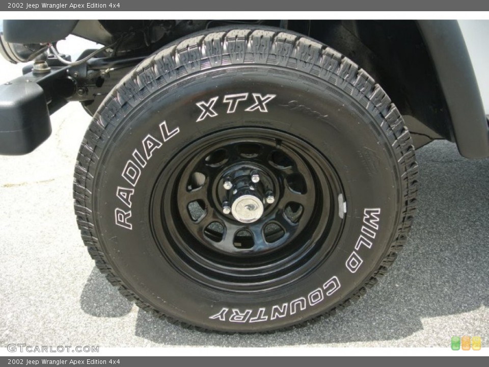 2002 Jeep Wrangler Custom Wheel and Tire Photo #82233530