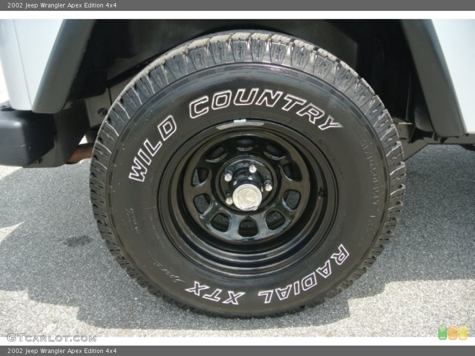 2002 Jeep Wrangler Custom Wheel and Tire Photo #82233582