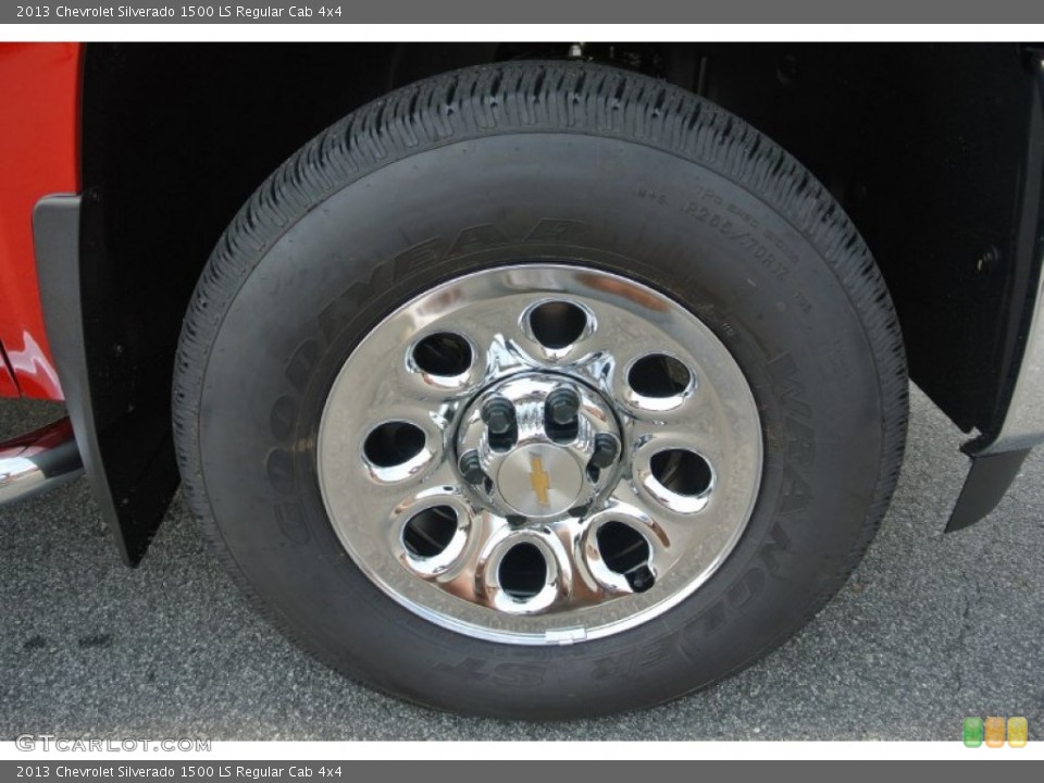 2013 Chevrolet Silverado 1500 LS Regular Cab 4x4 Wheel and Tire Photo #82235772