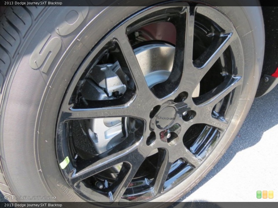 2013 Dodge Journey SXT Blacktop Wheel and Tire Photo #82237452