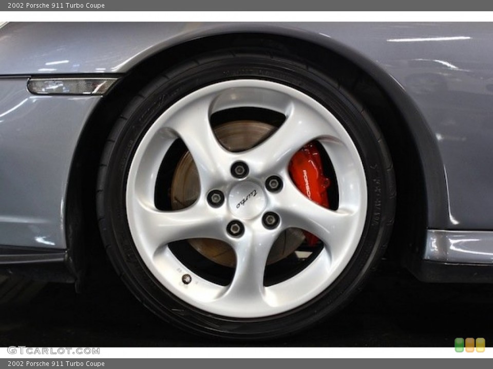 2002 Porsche 911 Turbo Coupe Wheel and Tire Photo #82240335