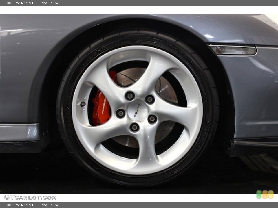 2002 Porsche 911 Turbo Coupe Wheel and Tire Photo #82240353