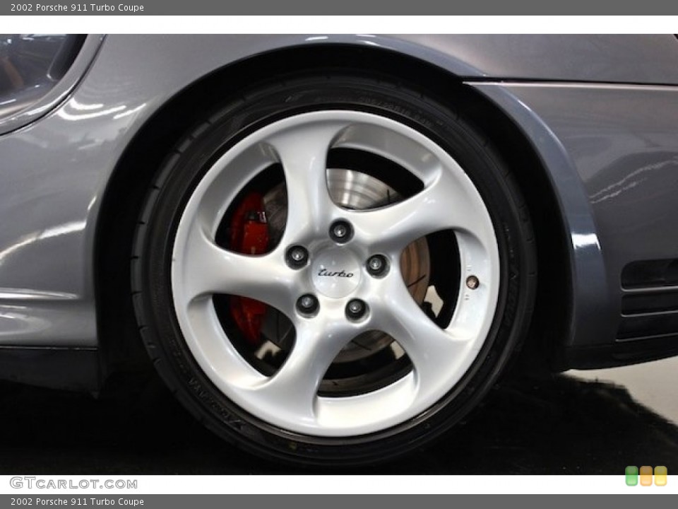 2002 Porsche 911 Turbo Coupe Wheel and Tire Photo #82240368