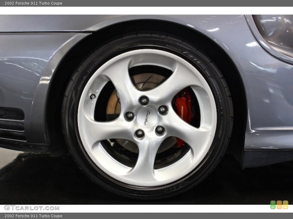 2002 Porsche 911 Turbo Coupe Wheel and Tire Photo #82240389