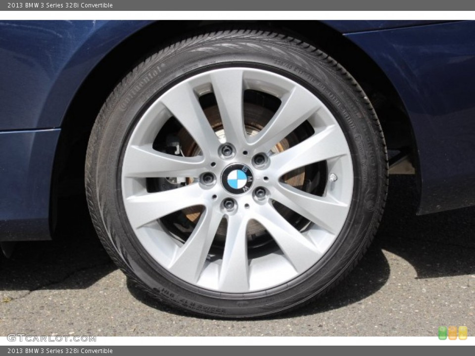 2013 BMW 3 Series 328i Convertible Wheel and Tire Photo #82243974