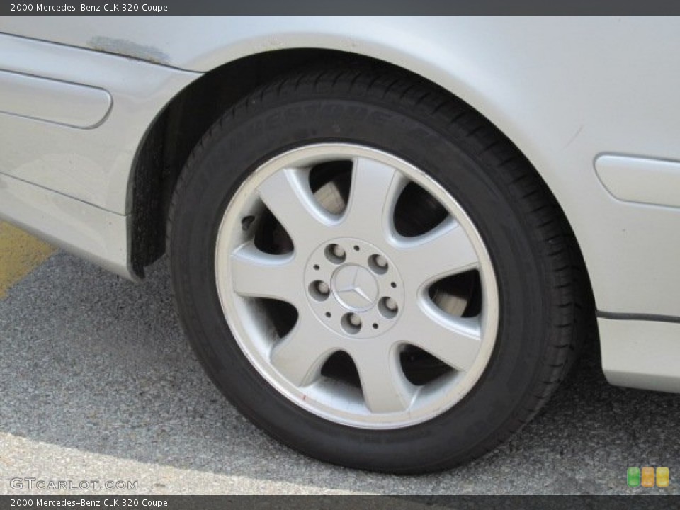 2000 Mercedes-Benz CLK 320 Coupe Wheel and Tire Photo #82248100