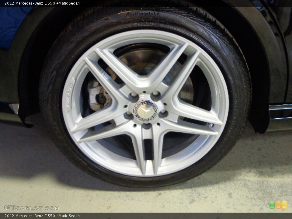 2012 Mercedes-Benz E 550 4Matic Sedan Wheel and Tire Photo #82250091