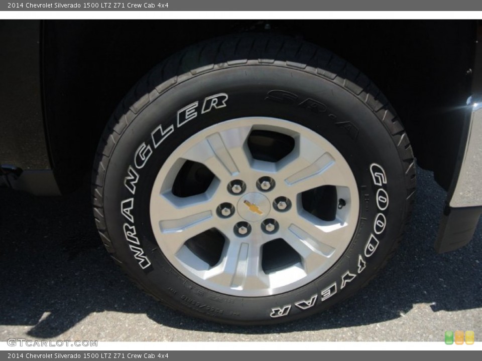 2014 Chevrolet Silverado 1500 LTZ Z71 Crew Cab 4x4 Wheel and Tire Photo #82252086