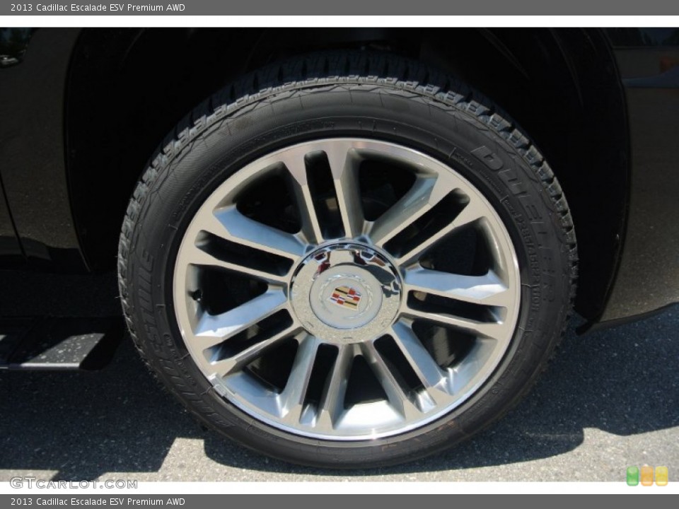 2013 Cadillac Escalade ESV Premium AWD Wheel and Tire Photo #82256991