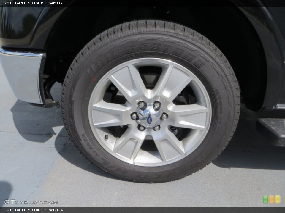 2013 Ford F150 Lariat SuperCrew Wheel and Tire Photo #82262907