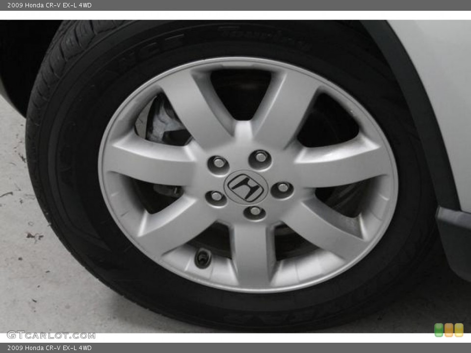 2009 Honda CR-V EX-L 4WD Wheel and Tire Photo #82266606