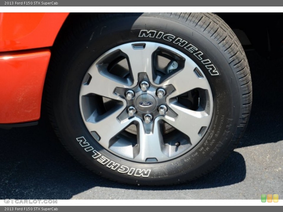 2013 Ford F150 STX SuperCab Wheel and Tire Photo #82268685