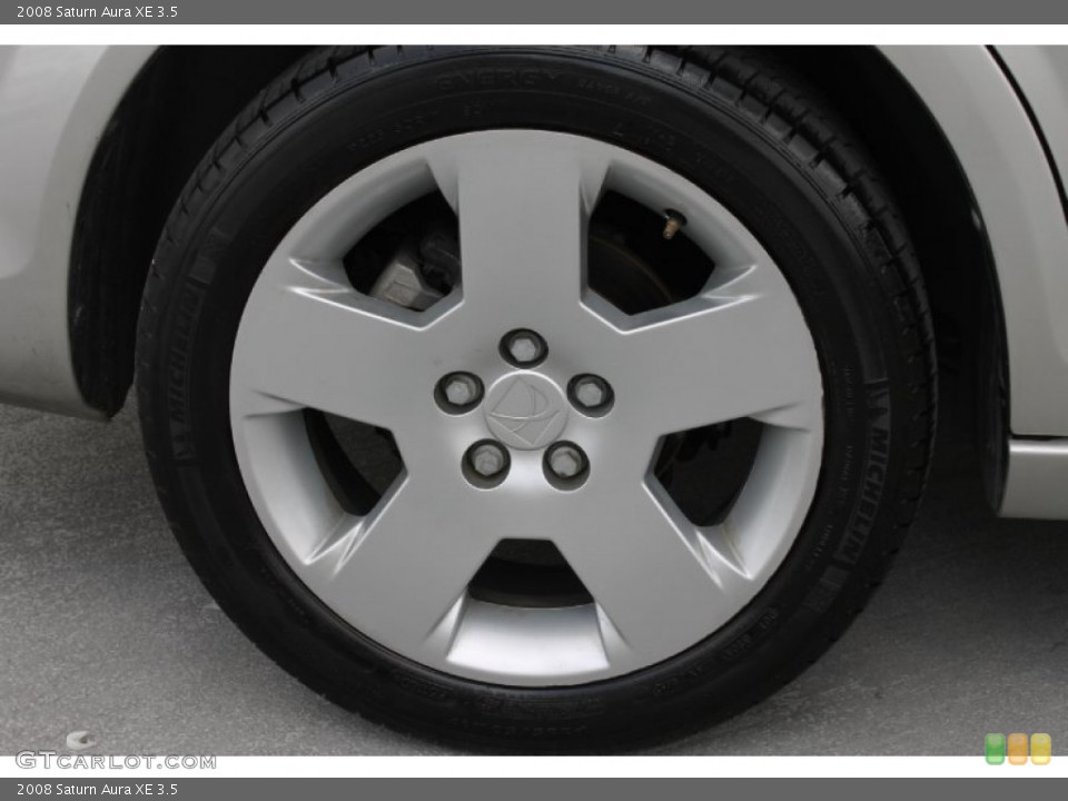 2008 Saturn Aura XE 3.5 Wheel and Tire Photo #82270891