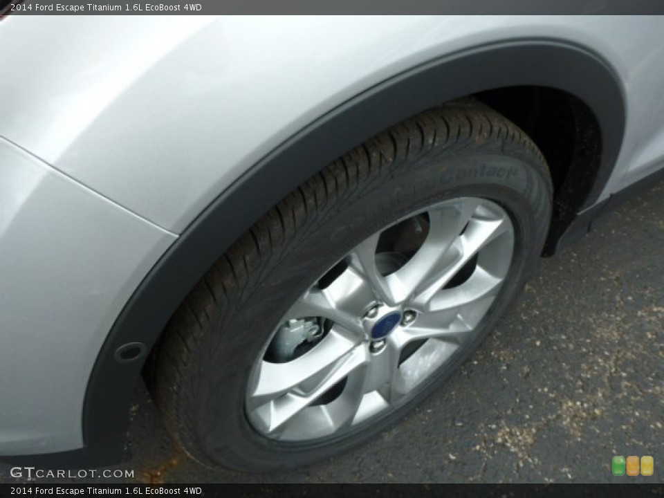 2014 Ford Escape Titanium 1.6L EcoBoost 4WD Wheel and Tire Photo #82282793