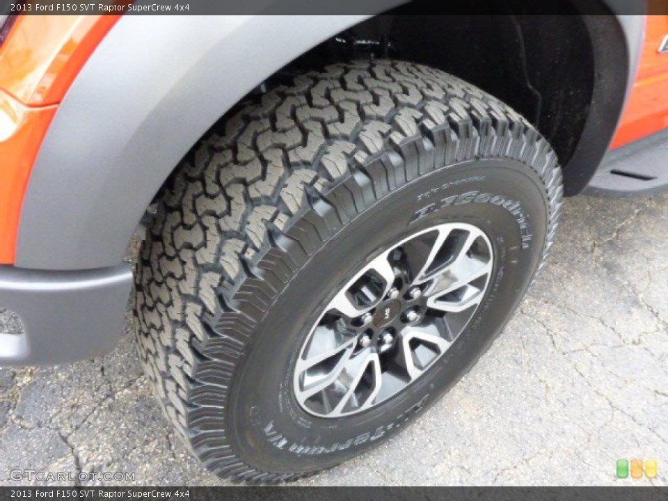 2013 Ford F150 SVT Raptor SuperCrew 4x4 Wheel and Tire Photo #82283481