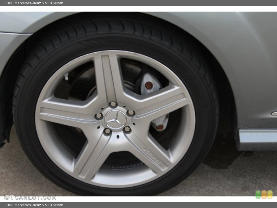 2008 Mercedes-Benz S 550 Sedan Wheel and Tire Photo #82289669