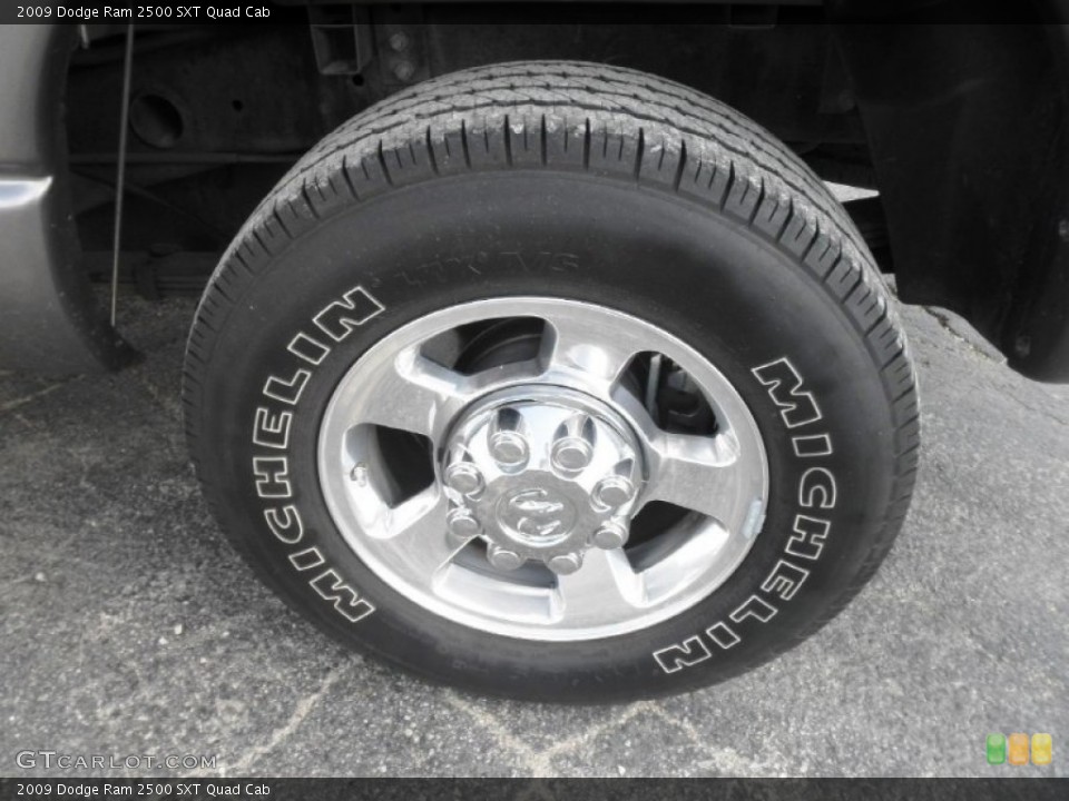2009 Dodge Ram 2500 SXT Quad Cab Wheel and Tire Photo #82295314