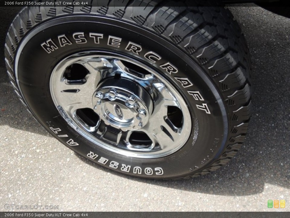 2006 Ford F350 Super Duty XLT Crew Cab 4x4 Wheel and Tire Photo #82298756
