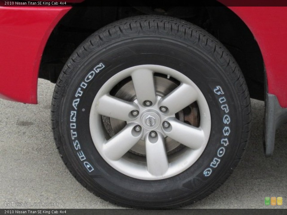 2010 Nissan Titan SE King Cab 4x4 Wheel and Tire Photo #82301398