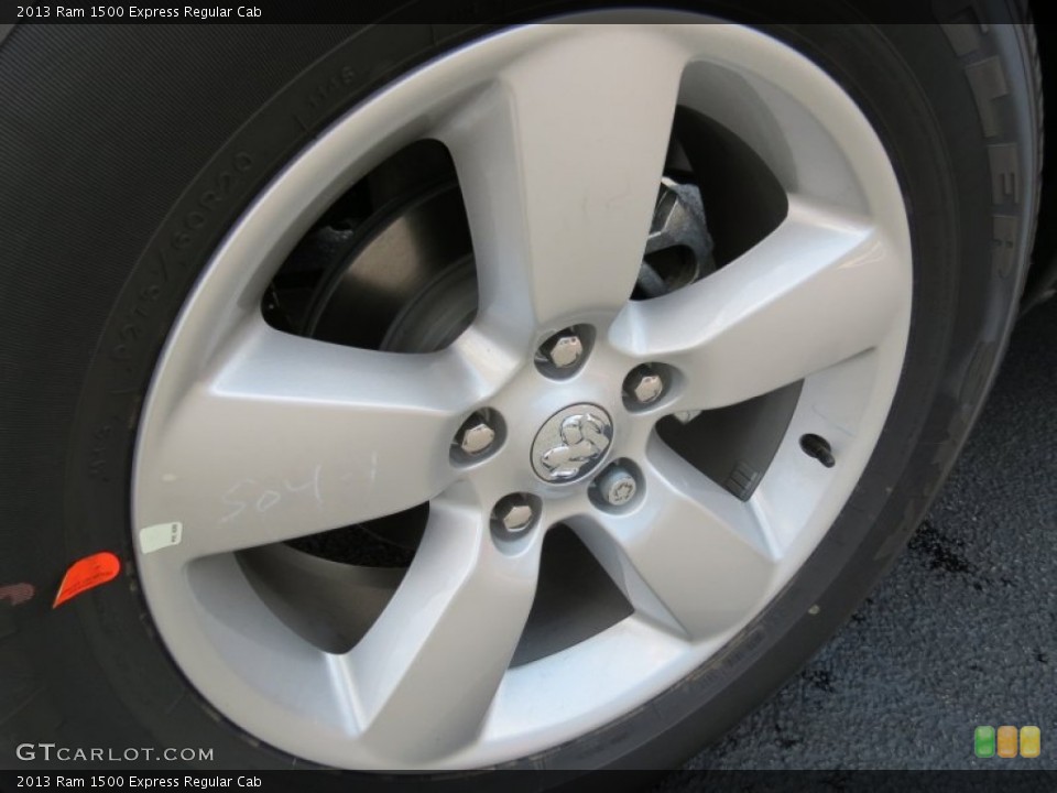 2013 Ram 1500 Express Regular Cab Wheel and Tire Photo #82305461