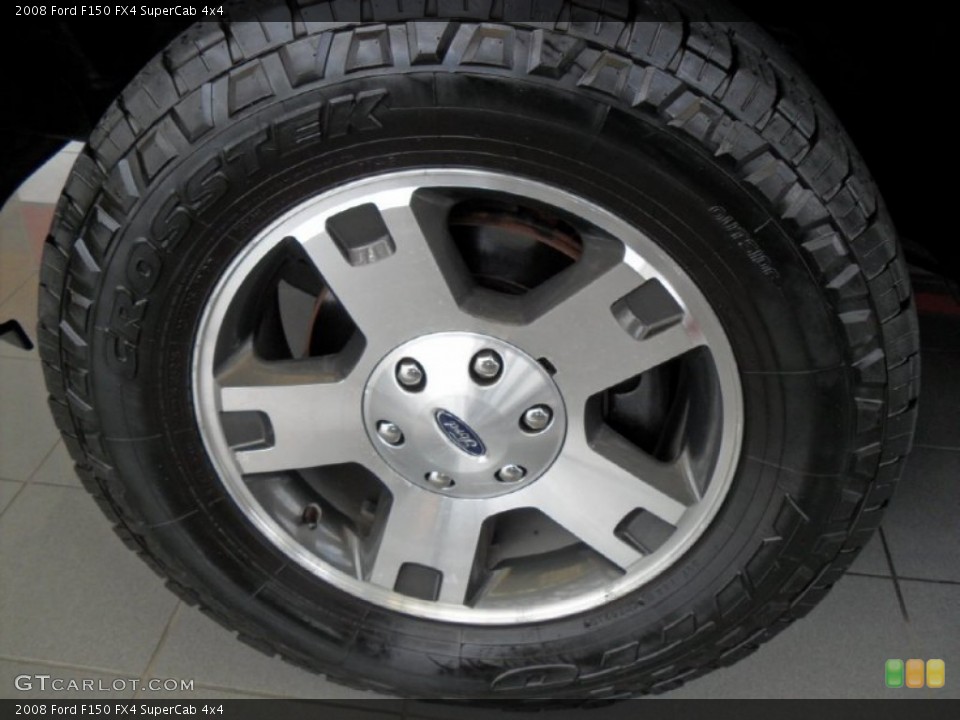 2008 Ford F150 FX4 SuperCab 4x4 Wheel and Tire Photo #82307000