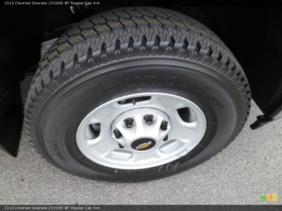 2014 Chevrolet Silverado 2500HD WT Regular Cab 4x4 Wheel and Tire Photo #82317737
